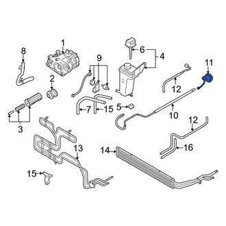Audi OE - Front Power Steering Line