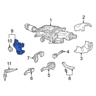 Audi OE - Ignition Lock Housing