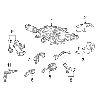 Audi OE - Steering Column - Shroud, Switches & Levers