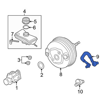Audi OE - Brake Vacuum Hose