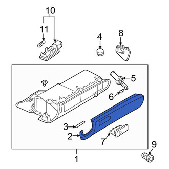 Audi OE - Front Glove Box Door