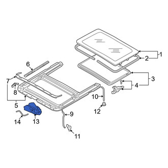 Audi OE - Sunroof Motor
