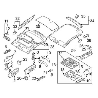 Audi OE - Roof - Interior Trim (Avant)