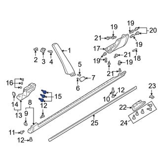 Audi OE - Rocker Panel Molding Screw