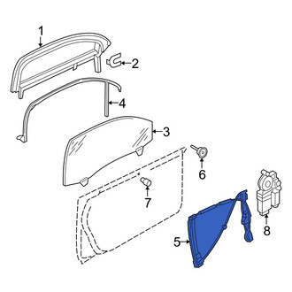 Audi OE - Front Right Window Regulator