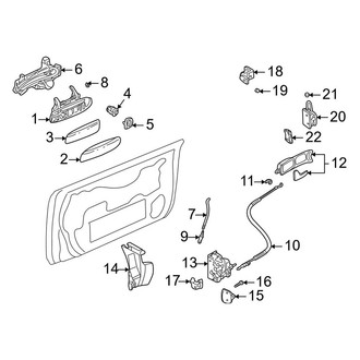 Audi OE - Front Door - Lock & Hardware (B7 Body Code)