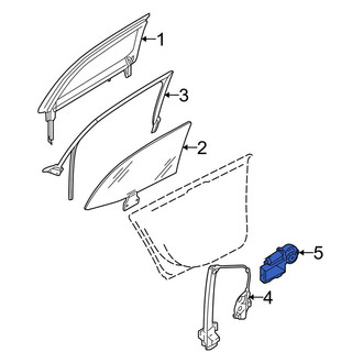 Audi OE - Rear Left Window Motor