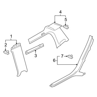 Audi OE - Quarter Panel - Interior Trim (Avant)