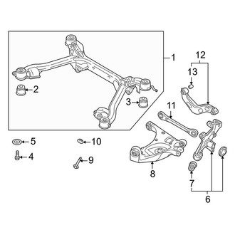 Audi OE - Rear Suspension - Suspension Components (Base B7 Body Code 2.0L Gas)