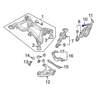 Audi OE - Lower Suspension Control Arm Bolt