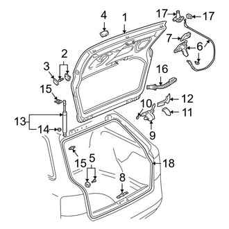 Audi OE - Lift Gate - Gate & Hardware (Wagon B6 Body Code)