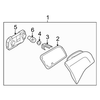 Audi OE - Rear Lamps - Tail Lamps (Inner Lamp), (Base Sedan)