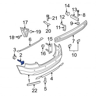 Audi A4 OEM Bumpers | Genuine Front & Rear Bumpers — CARiD.com