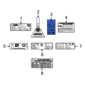 Audi OE - Air Bag Information Label