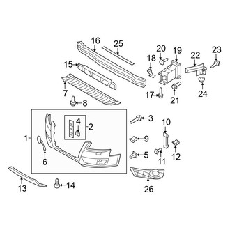 Audi OE - Front Bumper & Grille - Bumper & Components (Base)