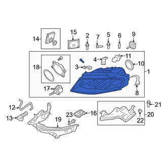 Audi OE - Front Left Headlight Assembly