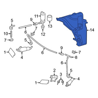 Audi OE - Washer Fluid Reservoir