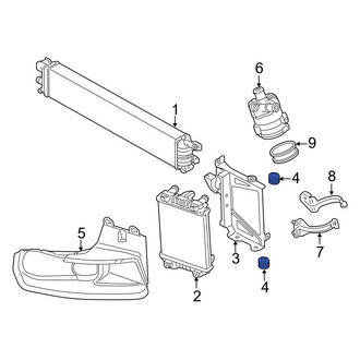Audi OE - Intercooler Insulator