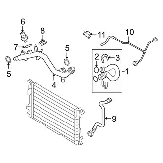 Audi OE - Cooling - Hoses & Lines (Supply), (3.2L)