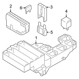 Audi OE - Electrical - Fuse & Relay (Trunk Compartment)