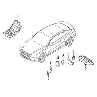 Audi OE - Electrical - Fuse & Relay (Engine Compartment)