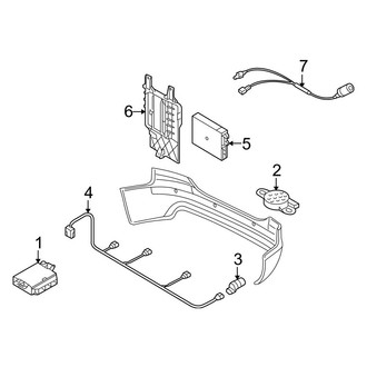 Audi OE - Electrical Components (Park AID System), (Base)