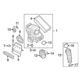 Audi OE - Engine / Transaxle - Air Intake (2.0L)