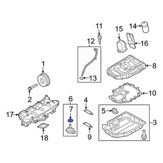 Audi OE - Engine Oil Level Sensor O-Ring