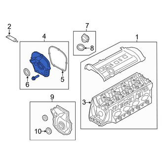 Audi OE - Lower Engine Timing Cover