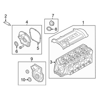 Audi OE - Engine / Transaxle - Valve & Timing Covers