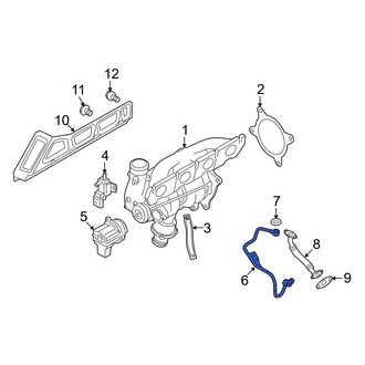 Audi OE - Turbocharger Oil Line