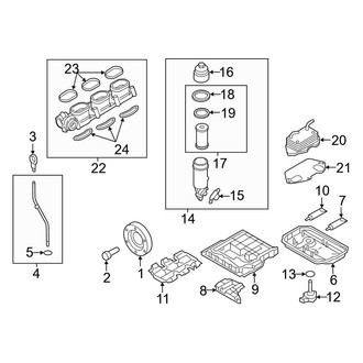 Audi OE - Engine / Transaxle - Engine Parts (Sedan)