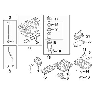 Audi OE - Engine / Transaxle - Engine Parts (Sedan 3.2L)