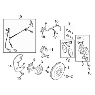 Audi OE - Front Suspension - Brake Components