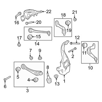 Audi OE - Front Suspension - Suspension Components (To 10/2009)