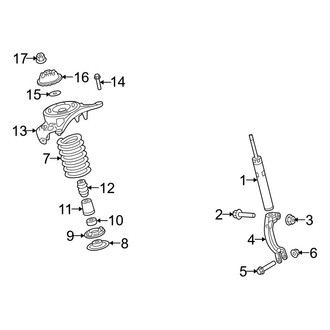 Audi OE - Front Suspension - Struts & Components