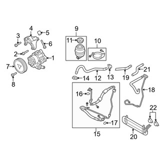 Audi OE - Steering Gear & Linkage - Pump & Hoses