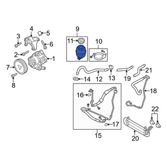 Audi OE - Power Steering Reservoir