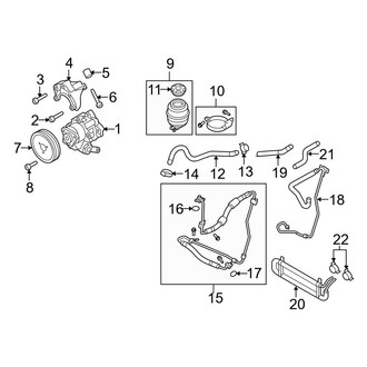 Audi OE - Steering Gear & Linkage - Pump & Hoses (3.2L)