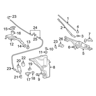 Audi OE - Windshield - Wiper & Washer Components