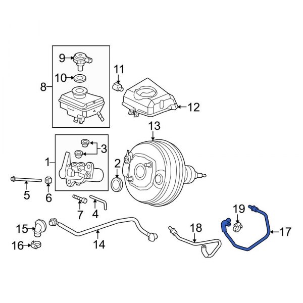 Brake Vacuum Hose