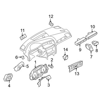 Audi OE - Instrument Panel - Cluster & Switches (Base)
