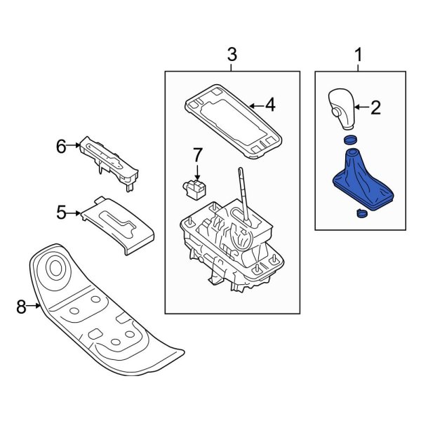 Automatic Transmission Shift Lever Knob