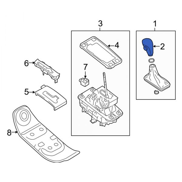 Automatic Transmission Shift Lever Knob