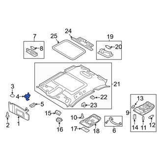 Audi OE - Sun Visor Holder