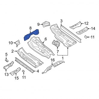 Audi A5 OEM Rocker Panels & Floors | Side Skirts, Pans — CARiD.com