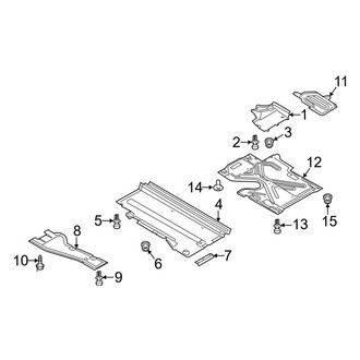 Audi OE - Pillars, Rocker & Floor - Under Cover & Splash Shields (Premium / Premium Plus)