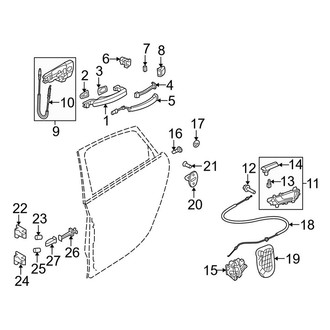 Audi OE - Rear Door - Lock & Hardware
