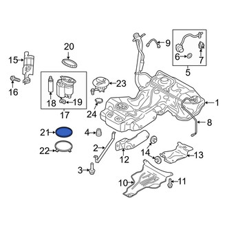 Audi OE - Fuel Pump Tank Seal