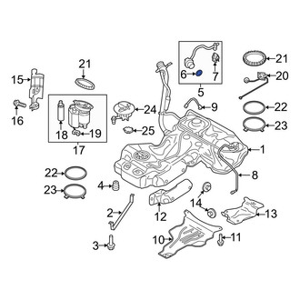 Audi OE - Fuel Tank Cap Seal